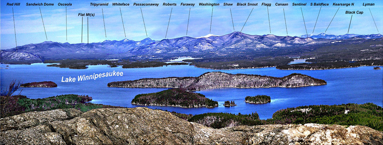 annotated panoramic from mount major in winter