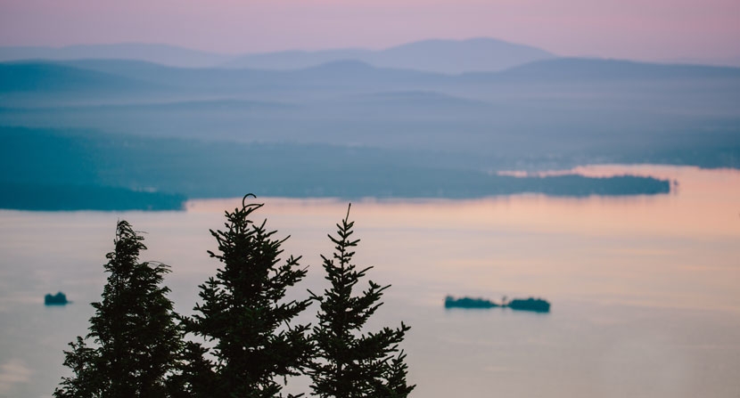 Sunrise from Mount Major by Emily Lord