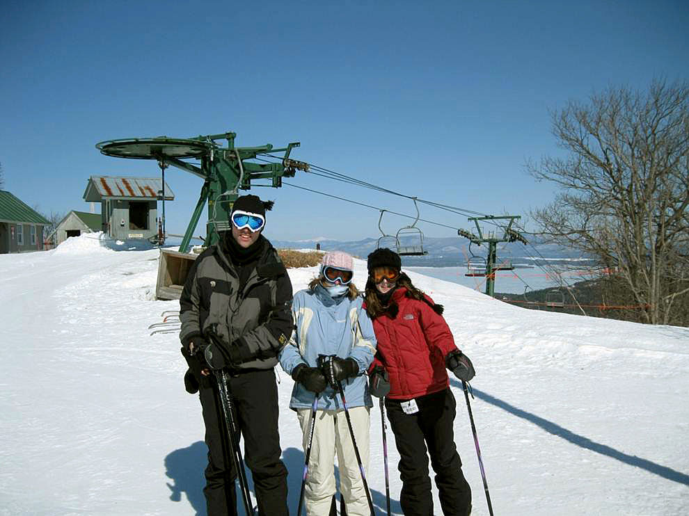 Skiing at Gunstock Mountain in Gilford NH today