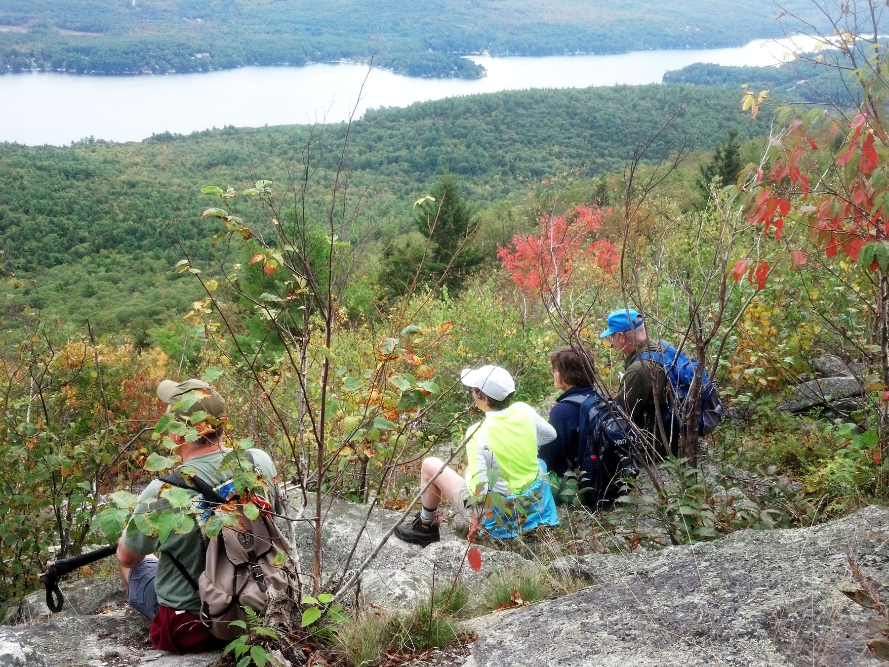 Alton Bay overlook by Alan Sherwood